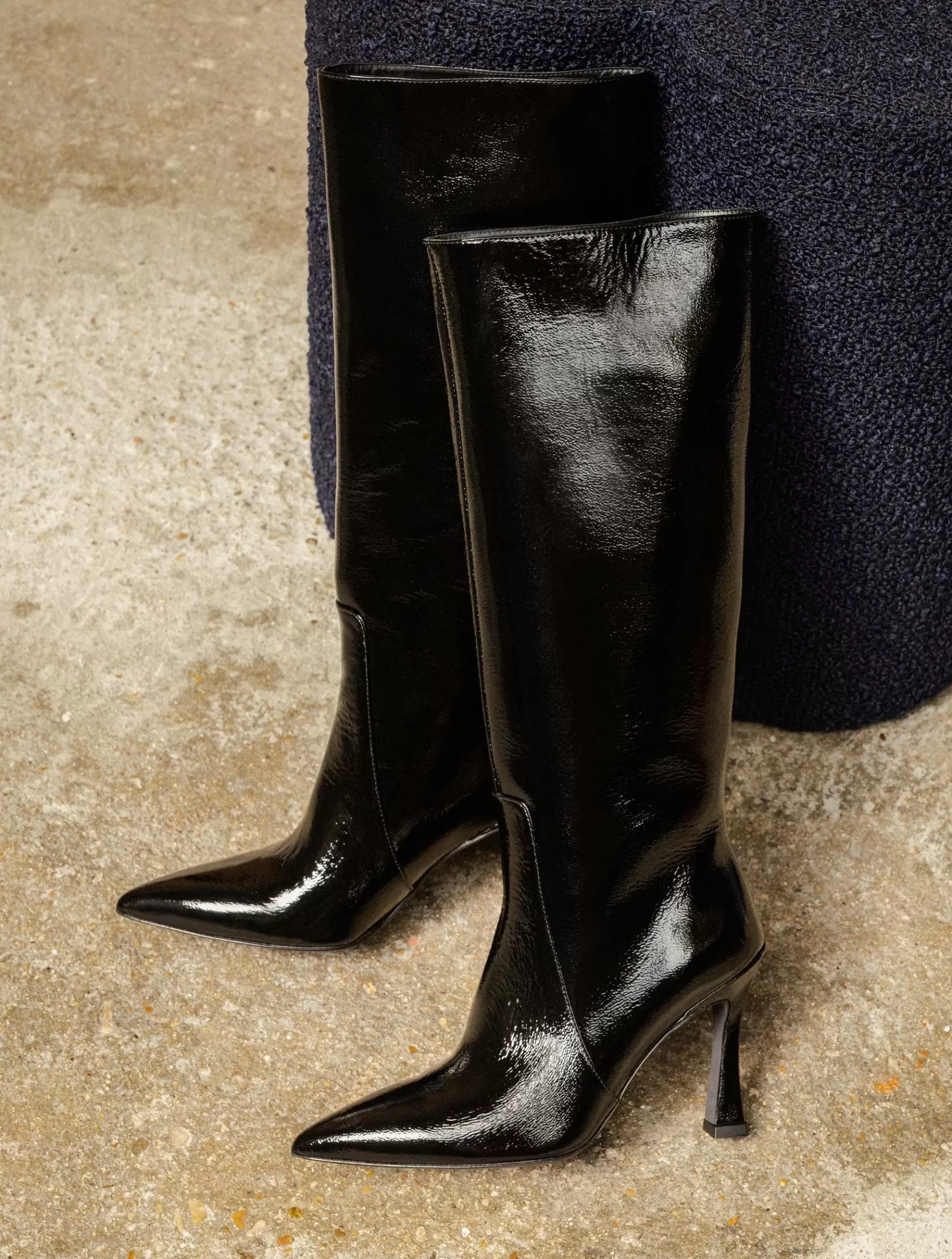 Bobbies Clarisse Noir Vinyl Outlet