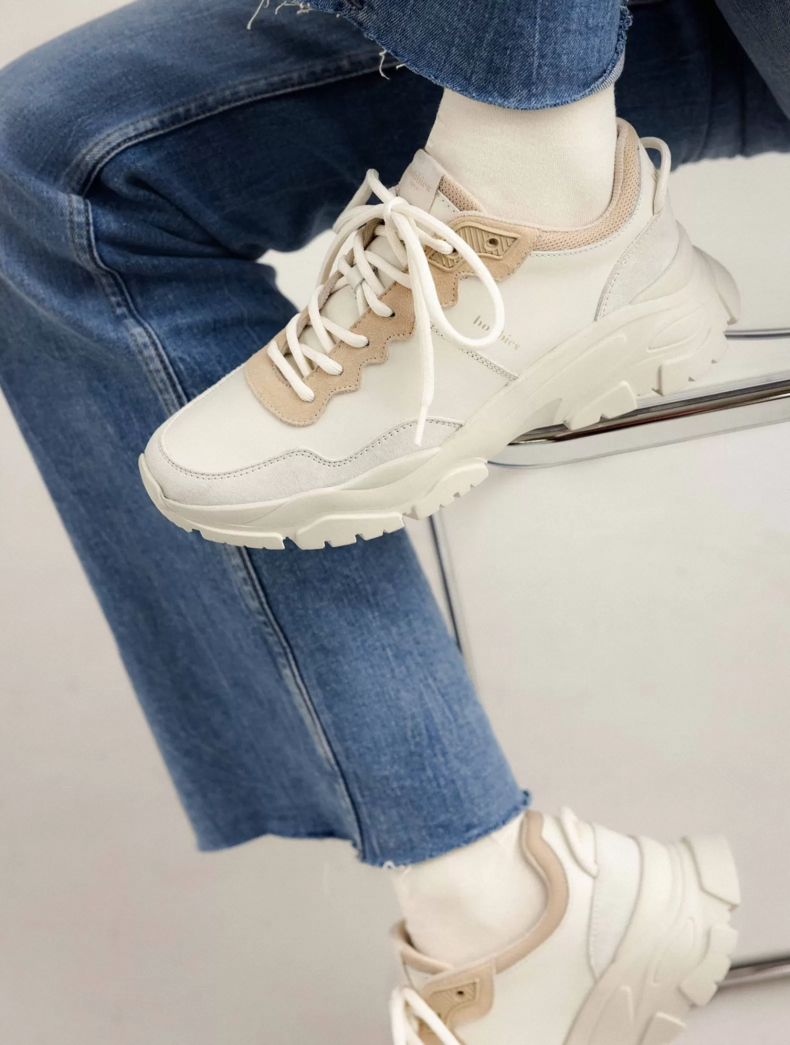 Bobbies Rinjani Blanc Cassé & Beige Milos Fashion